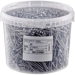 Acton - Pointes annelées 2.3 x 50 inox A2 - 1 kg