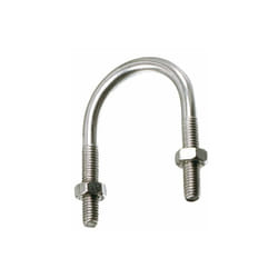 Etrier fileté pour tube métrique avec écrous - Inox A2 Ø204 mm - Unité