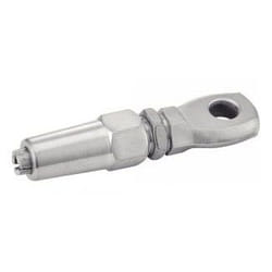 Acton - Embout à œil - Sertissage manuel - Inox A4 ØCâble 4mm x L68mm