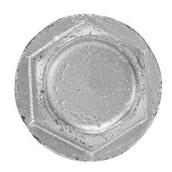 Vis autoperceuses tête hexagonale à embase double filet - Pointe 3 - Bi-métal/A2 6,3/5,5x75 mm - Boîte de 100