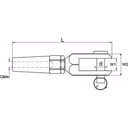 ACTON 649193, Acier inoxydable, 100 pièce(s)