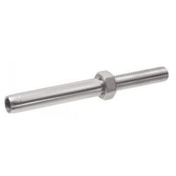 Acton - Embout fileté à sertir - Pas à droite - Petit modèle - Inox A4 ØCâble 4mm - Boîte de 10