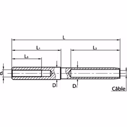ACTON 690085, Acier inoxydable, 500 pièce(s)