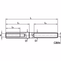ACTON 690093, Acier inoxydable, 180 pièce(s)