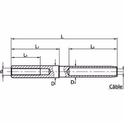 ACTON 690103, Acier inoxydable, 180 pièce(s)