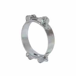 Collier tourillons double serrage - Acier zingué 300-325 mm