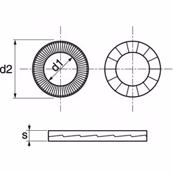 ACTON 6453110 cale, entretoise et rondelle 3600 pièce(s)