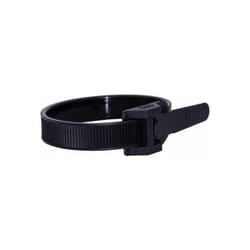 Collier de serrage tête simple - Noir - Nylon 6.6 9x180 mm - Boîte de 25