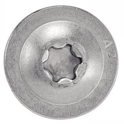 Acton - Vis à bois tête plate large inox A2 empreinte Torx T25 6x60mm filetage 36mm boîte de 100 pièces