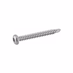 Vis autoperceuses tête cylindrique six lobes - Inox A4 3,9x13 mm - Boîte de 200