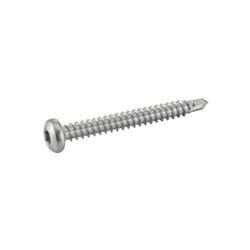 Vis autoperceuses tête cylindrique six lobes - Inox A4 3,9x13 mm - Boîte de 200