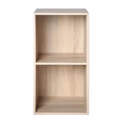 COMPO Meuble de rangement 2 cases Bois clair - L295 cm