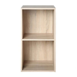 COMPO Meuble de rangement 2 cases Bois clair - L295 cm