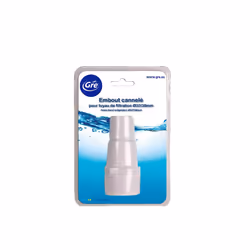 Gre 778196, Adaptateur de tuyau, Blanc, PVC, 3,2 cm, 3,8 cm, 80 g