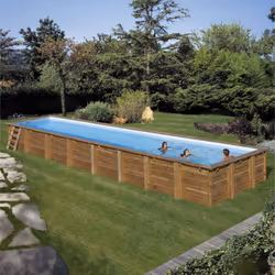 Gre 788032, Piscine hors sol, Echelle, Bleu, Marron, 2800 kg