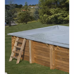 Bâche d'hivernage pour piscine bois carrée City 2,25 x 2,25 m - Gré
