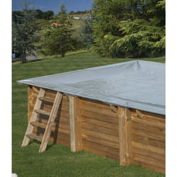 Bâche d'hivernage pour piscine bois carrée City 2,25 x 2,25 m - Gré