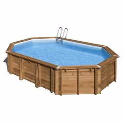 Piscine bois Avocado 6,56 x 4,56 x 1,31 m - Gré