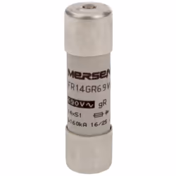 fusible cartouche - 14 x 51 - gr - 40a - 690v - avec percuteur - boite de 10 - mersen s1017191