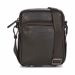 Lancaster - Petit sacoche - Soft Vintage Homme - Marron - Cuir de vachette pleine fleur