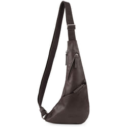 Lancaster - Sac body - Soft Vintage Homme - Marron - Cuir de vachette pleine fleur