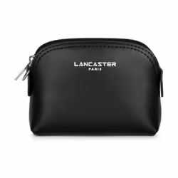 Lancaster - Porte-monnaie - Smooth - Noir - Refente de cuir de vachette lisse