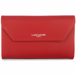 Lancaster - Compagnon dos à dos - Smooth - Rouge - Refente de cuir de vachette lisse