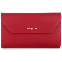 Lancaster - Compagnon dos à dos - Smooth - Rouge - Refente de cuir de vachette lisse
