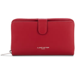 Lancaster - Compagnon dos à dos - Smooth - Rouge - Refente de cuir de vachette lisse