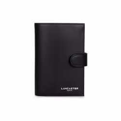Lancaster - Portefeuille - Smooth - Noir - Refente de cuir de vachette lisse
