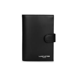 Lancaster - Portefeuille - Smooth - Noir - Refente de cuir de vachette lisse