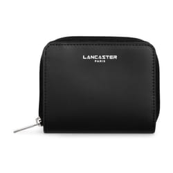 Lancaster - Portefeuille dos à dos - Smooth - Noir - Refente de cuir de vachette lisse