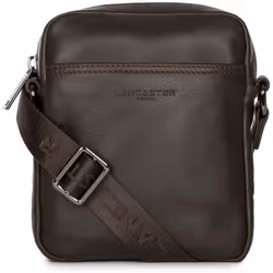 Lancaster - Mini sacoche - Soft Vintage Homme - Marron - Cuir de vachette pleine fleur