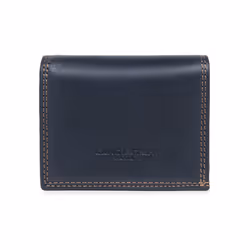 Lancaster - Porte-monnaie - Soft Vintage Homme - Bleu - Fonce - Camel - Cuir de vachette pleine fleur
