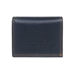 Lancaster - Porte-monnaie - Soft Vintage Homme - Bleu - Fonce - Camel - Cuir de vachette pleine fleur