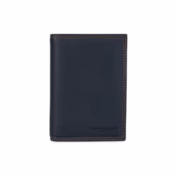 Lancaster - Grand portefeuille - Soft Vintage Homme - Bleu - Fonce - Camel - Cuir de vachette pleine fleur