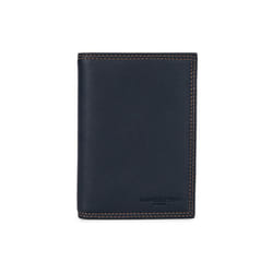 Lancaster - Grand portefeuille - Soft Vintage Homme - Bleu - Fonce - Camel - Cuir de vachette pleine fleur