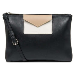 Lancaster - Double pochette - Maya KBA - Noir - Ecru - Nude - Polychlorure de vinyle