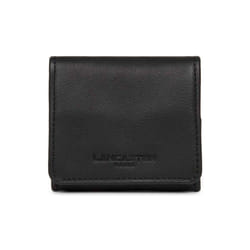 Lancaster - Porte-monnaie - Soft Vintage Homme - Noir - Cuir de vachette pleine fleur