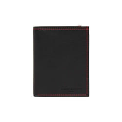 Lancaster - Portefeuille - Soft Vintage Homme - Noir - Rouge - Cuir de vachette pleine fleur