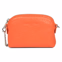 Lancaster - Petit porte-monnaie - Foulonné PM - Orange - Cuir de vachette grainé