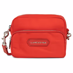Lancaster - Petit sac reporter - Basic Premium - Rouge - Nylon/Polyamide