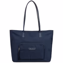 Lancaster - Sac cabas épaule - Basic Premium - Bleu foncé - Nylon/Polyamide