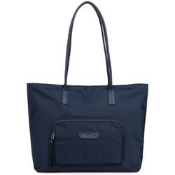 Lancaster - Sac cabas épaule - Basic Premium - Bleu foncé - Nylon/Polyamide