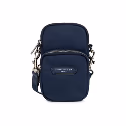 Lancaster - Mini sac reporter - Basic Premium - Bleu foncé - Nylon/Polyamide