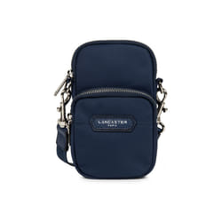 Lancaster - Mini sac reporter - Basic Premium - Bleu foncé - Nylon/Polyamide