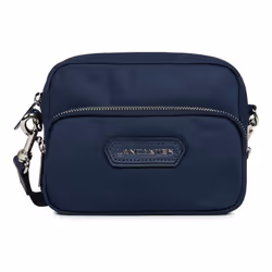 Lancaster - Petit sac reporter - Basic Premium - Bleu foncé - Nylon/Polyamide