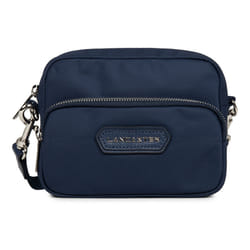 Lancaster - Petit sac reporter - Basic Premium - Bleu foncé - Nylon/Polyamide