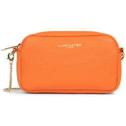 Lancaster - Mini sac trotteur - Studio Mimi - Orange - Cuir de taurillon