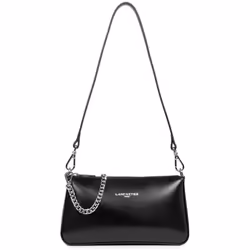 Lancaster - Sac trotteur - Suave Even - Noir - Refente de cuir de vachette lisse